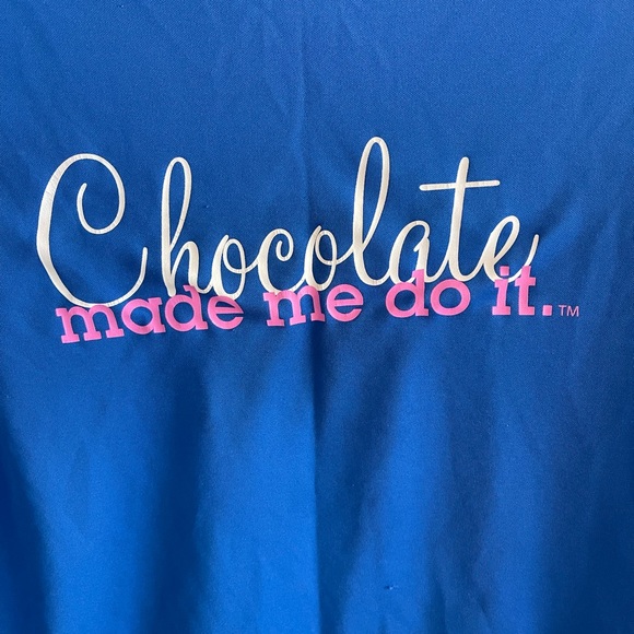 “Chocolate made me do it” Running Shirt - Picture 2 of 7